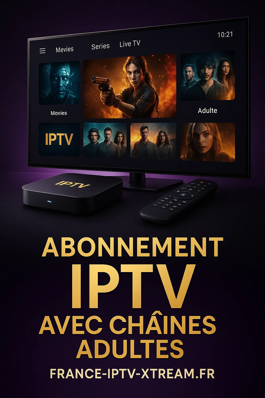 Abonnement IPTV avec Chaînes Adultes Exclusif 2025 Abonnement IPTV avec Chaînes Adultes Exclusif 2025